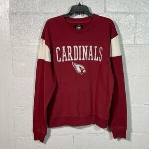NFL Arizona Cardinals ‘47 Football Men's Sweatshirt, Red, large